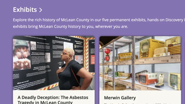 McLean County Museum of History exhibits